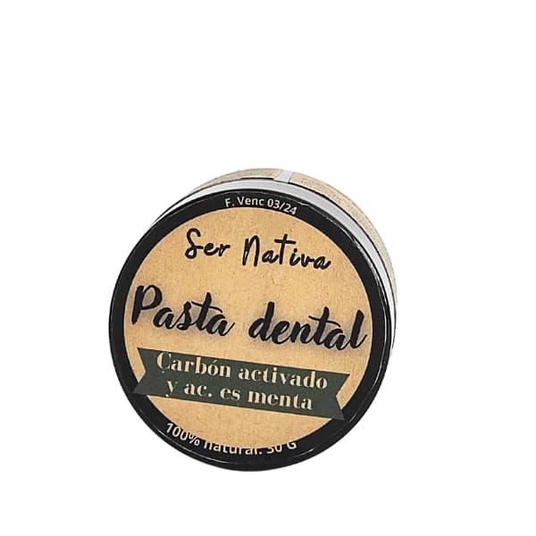 Pasta dental con carbon activado